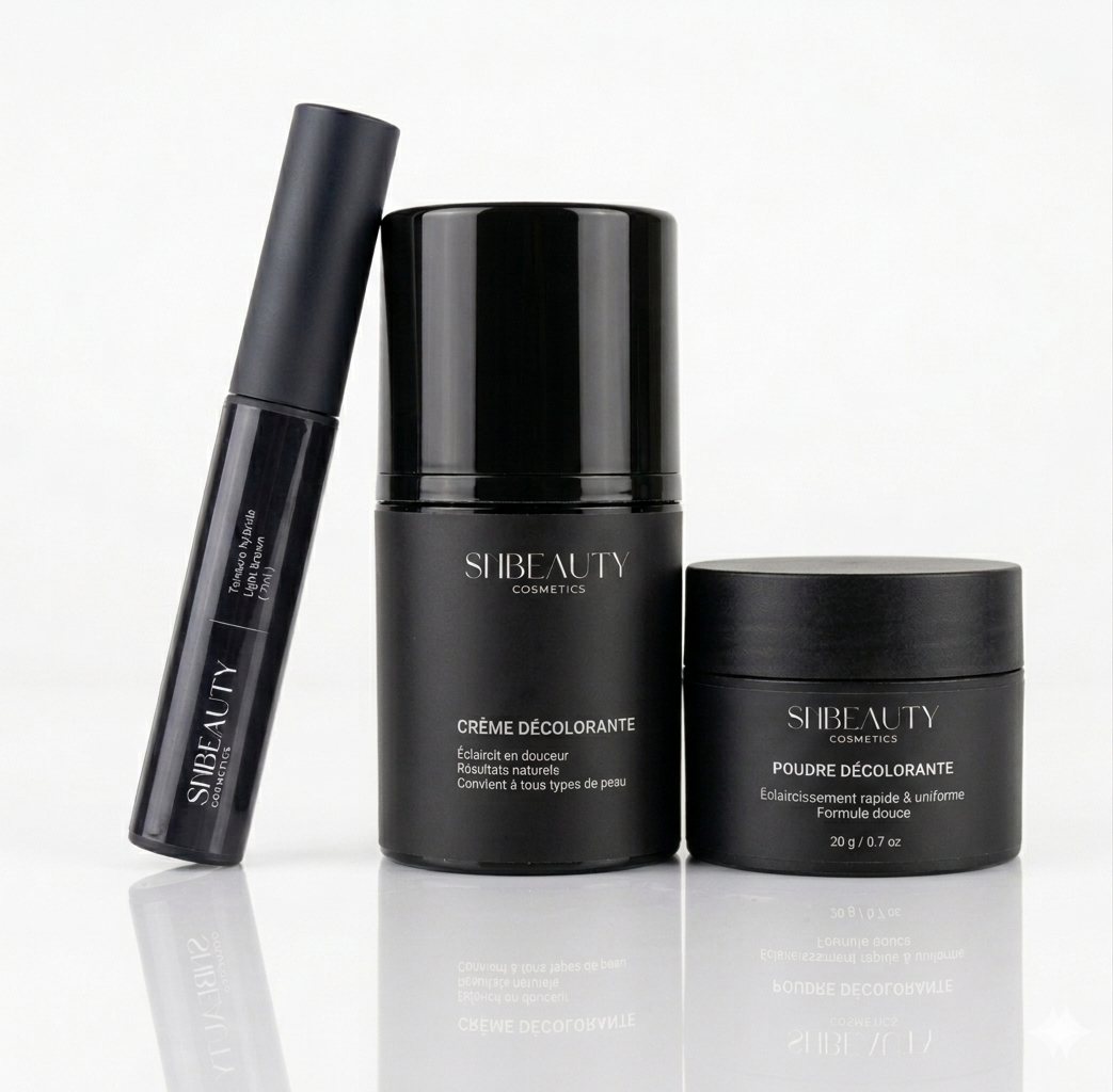Kit décoloration sourcils + Teinture Hybride au choix